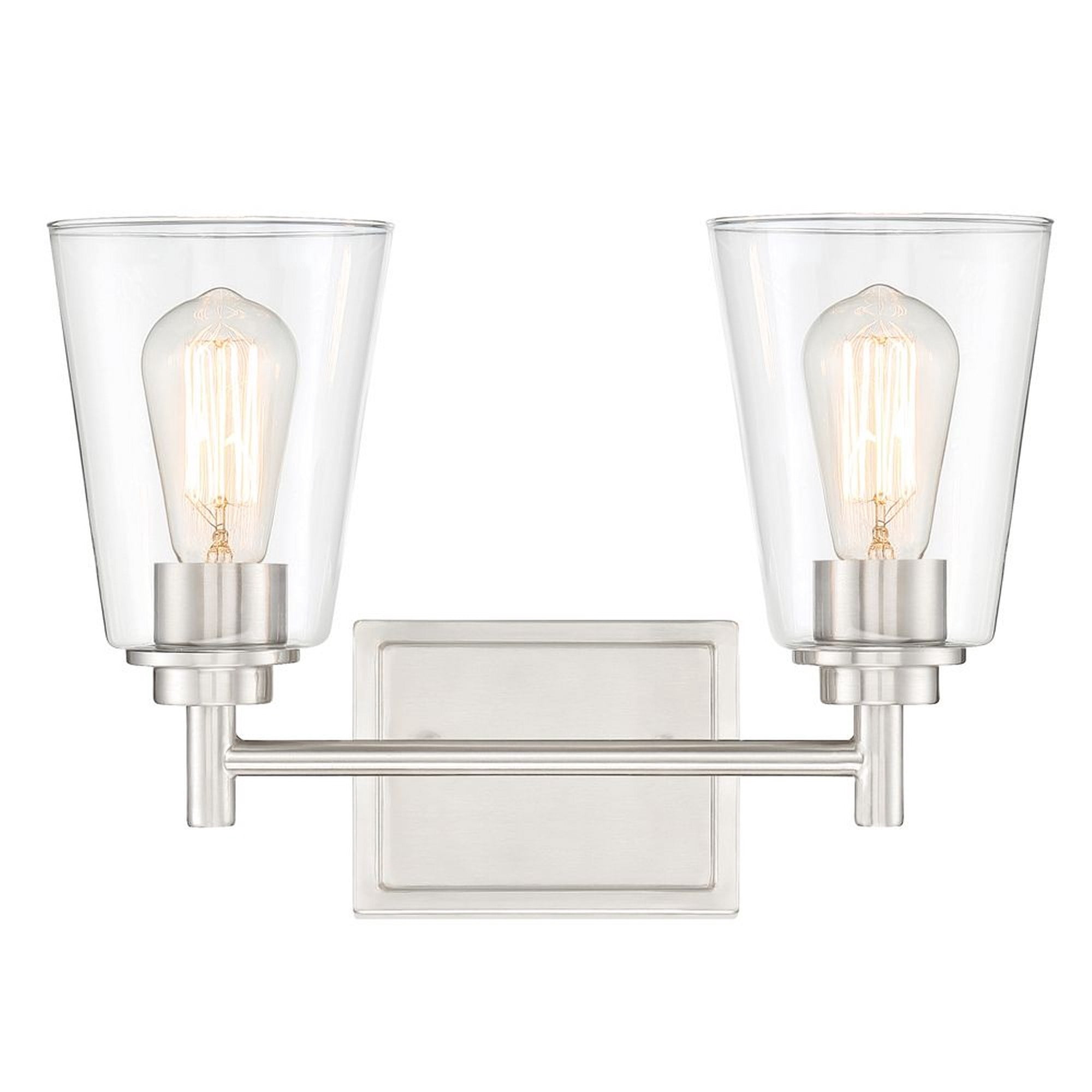 95702-SP-Designers Fountain-Westin - Two Light Bath Bar-Satin Platinum Finish