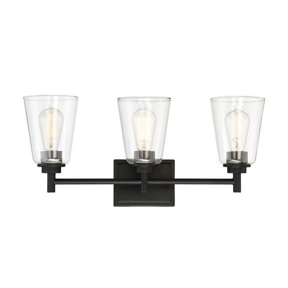 95703-MB-Designers Fountain-Westin - Three Light Bath Bar-Matte Black Finish