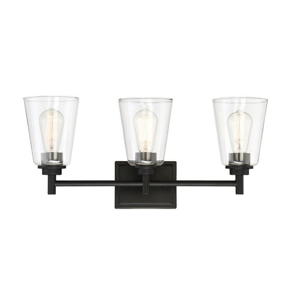 95703-MB-Designers Fountain-Westin - Three Light Bath Bar-Matte Black Finish