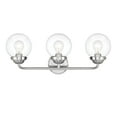 thumbnail image 1 of 95903-CH-Designers Fountain-Knoll - 3 Light Bath Vanity In Modern Style-10 Inches Tall and 24 Inches Wide, 1 of 6