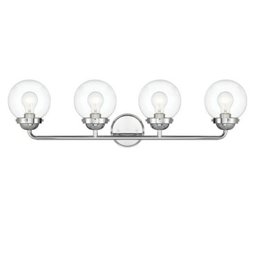 95904-CH-Designers Fountain-Knoll - 4 Light Bath Vanity In Modern Style-10 Inches Tall and 33 Inches Wide