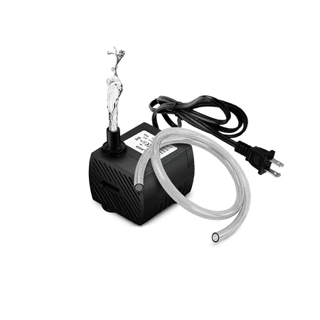95GPH 5W Mini Submersible Water Pump for Aquarium Fish Tank, Pond, Fountain, Hydroponics