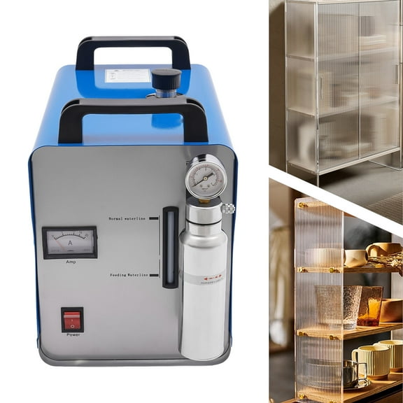 95L Oxygen Hydrogen HHO Gas Flame Generator Torch H180 400W Acrylic Polisher