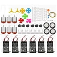 thumbnail image 1 of 95PCS Mini Electric Motors Kit, 130 DC Motor 3V 10000 RPM with Propellers & Gears, DIY Science Experiment Set for Engineering Projects & Educational Learning, 1 of 7