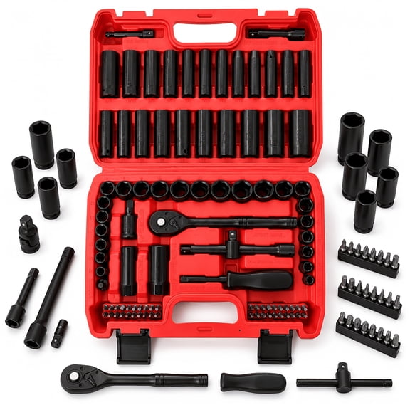 95PCS-SOCKET-SET-RED