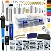 95Pcs Wood Burning Kit,Upgraded Soldering Pyrography Pen with Adjustable Temperature