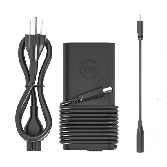 90W 65W Round Tip Charger Compatible with Dell Laptop Computer AC Power Adapter