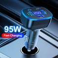 thumbnail image 1 of 95W Car Charger Adapter with 5 Ports for Fast Charging Devices, 1 of 8
