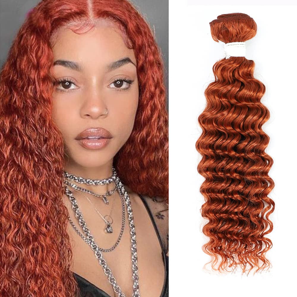 95g Human Braiding Hair for Boho Braids Deep Wave 100% Brazilian Human ...