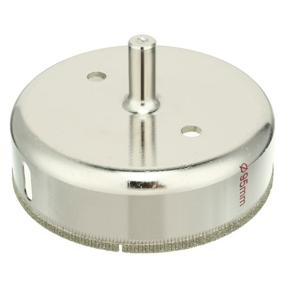 95mm Dia Diamond Particles Coating Tip Hole Saw Drill Bit for Glass