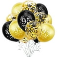 thumbnail image 1 of 95th Birthday Balloons Black and Gold 95th Birthday Decorations for Men Women Happy 95 Birthday Latex Confetti Balloon 95 Years Old Theme Birthday Party Decor Supplies 15 Pack 12 Inch, 1 of 5