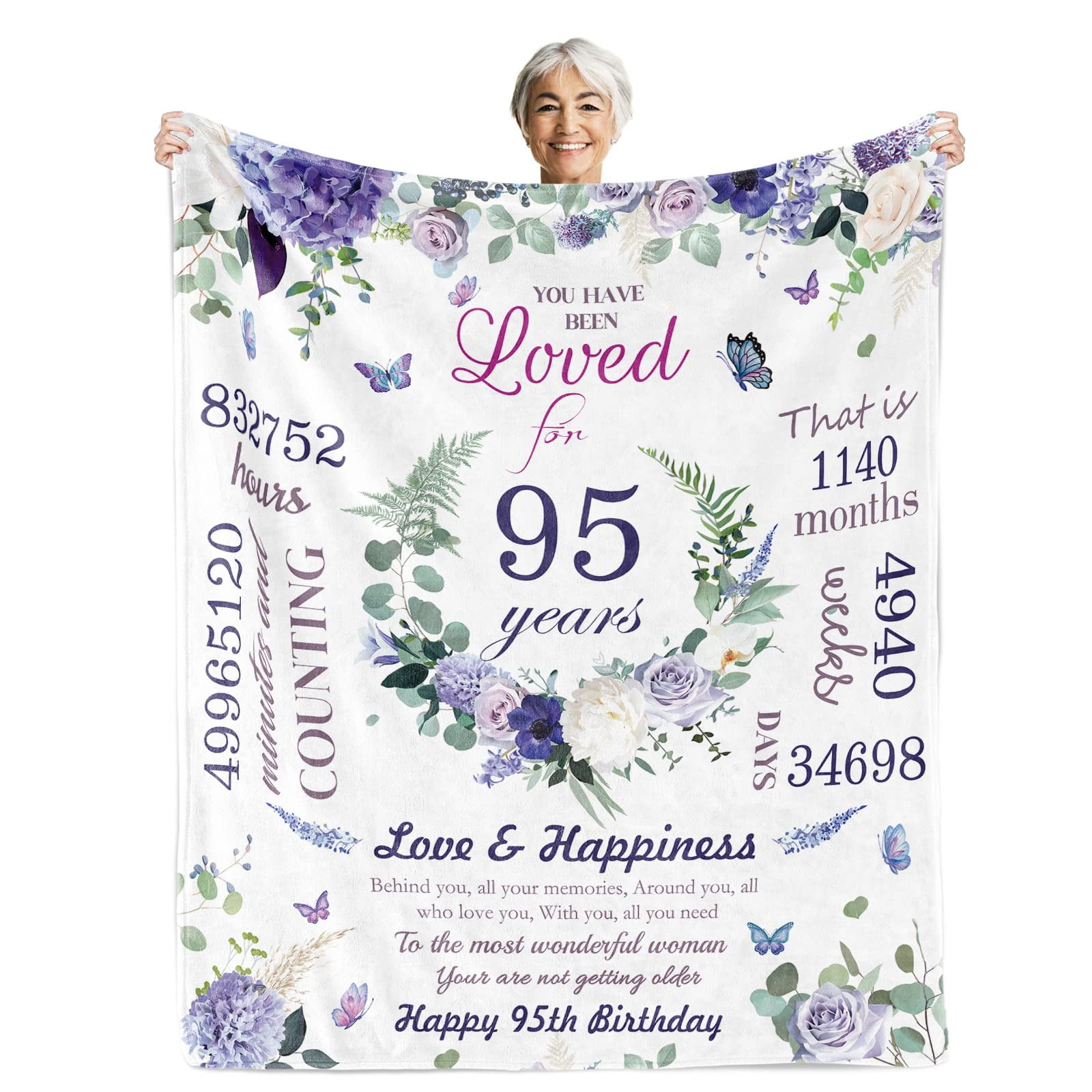 Queens Are Born In June Birthday Blanket - 50x65 Inch Flannel Plush Throw Gift For Women, Mom, BFF - View #10