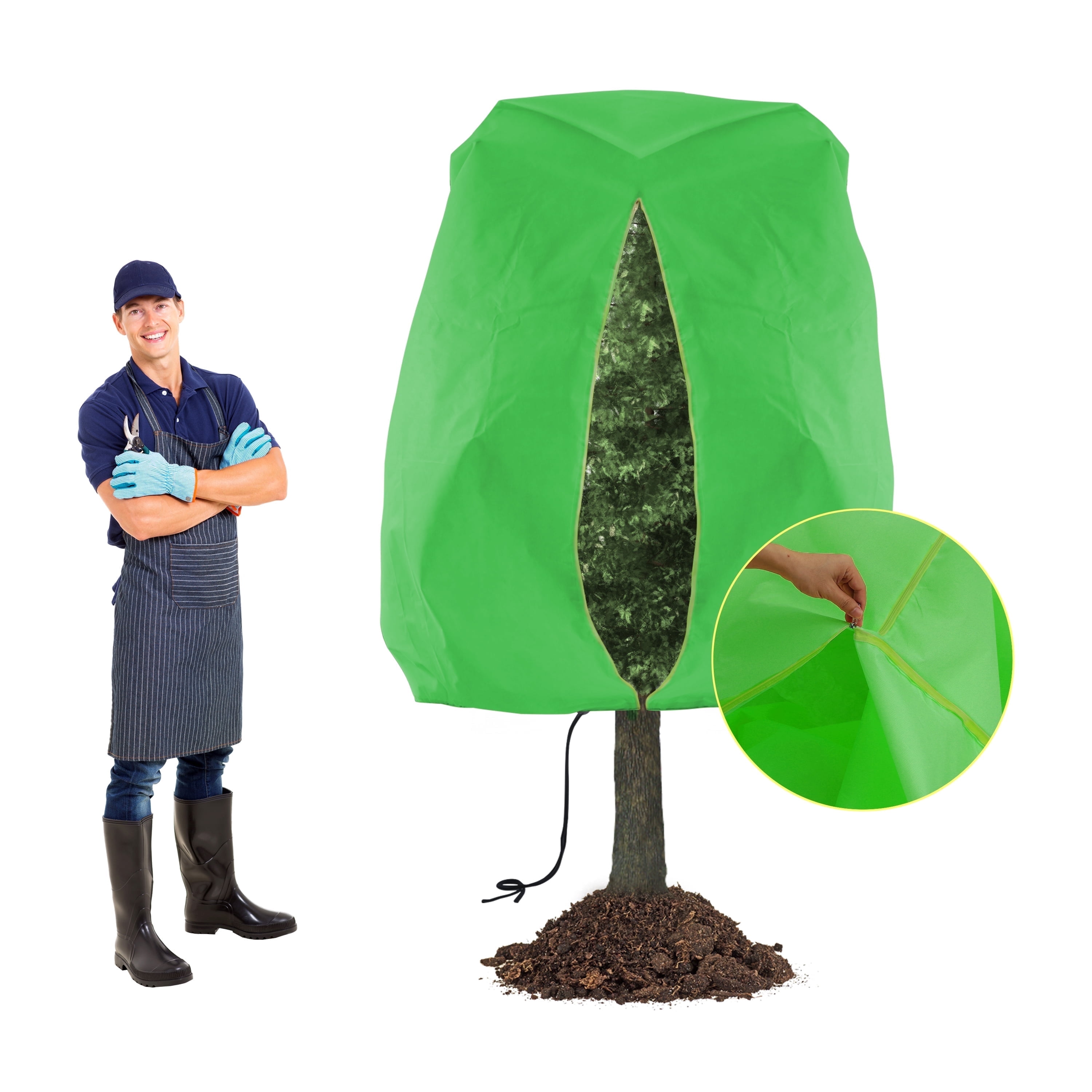 95x80 Inch Huge Plant Covers Freeze Protection Frost Cloth for Outdoor ...