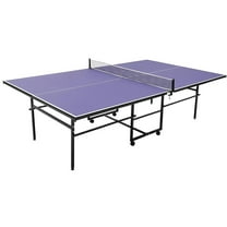 96" / 108" Table Tennis Ping Pong Folding Table with Accessories Indoor Game, 8ft / 9ft Blue