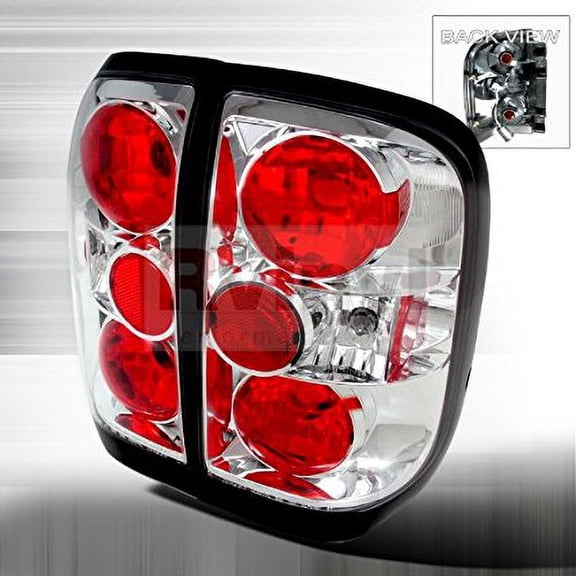 96-98 Nissan Pathfinder Altezza Tail Lights - Chrome