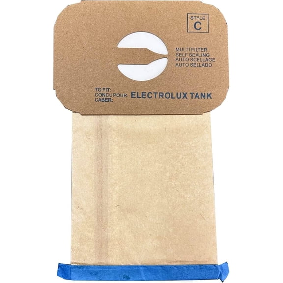 96 Aerus Style C Vacuum Bags For Electrolux Canister, Multi Ply Filtration