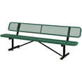 thumbnail image 1 of 96"  Bench With Back Rest, Green, 1 of 7