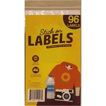 96 Clothing Labels Self-Stick No-Iron Write-On, Writable Fabric Labels, Washer & Dryer Safe, Great for Children & Adults, School, Camp, Nursing Home, Toys, Organizing, All Purpose