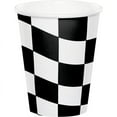 thumbnail image 1 of 96/Case Bulk Black and White Check 9 oz Cups, 1 of 6