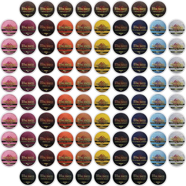 96 Count Coffee Variety Pack (12 amazing blends), Single Serve Coffee