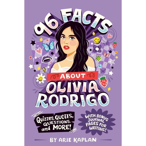 96 Facts about Olivia Rodrigo: Quizzes, Quotes, Questions, and More! with Bonus Journal Pages for Writing! (Paperback)