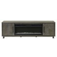 thumbnail image 1 of 96" Fireplace Console Entertainment  Fully Assembled Gray, 1 of 13