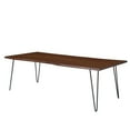 thumbnail image 1 of 96 Inch Dining Table, Brown Black, Wood, Rectangular, Mid Century Kitchen Cafe Bistro Hospitality Restaurant, Modern Contemporary HB34395, 1 of 11
