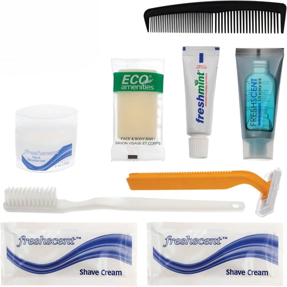 96 Kits - Bulk Case of Wholesale Teen Basic Hygiene & Toiletries for Men, Women, Travel, Charity