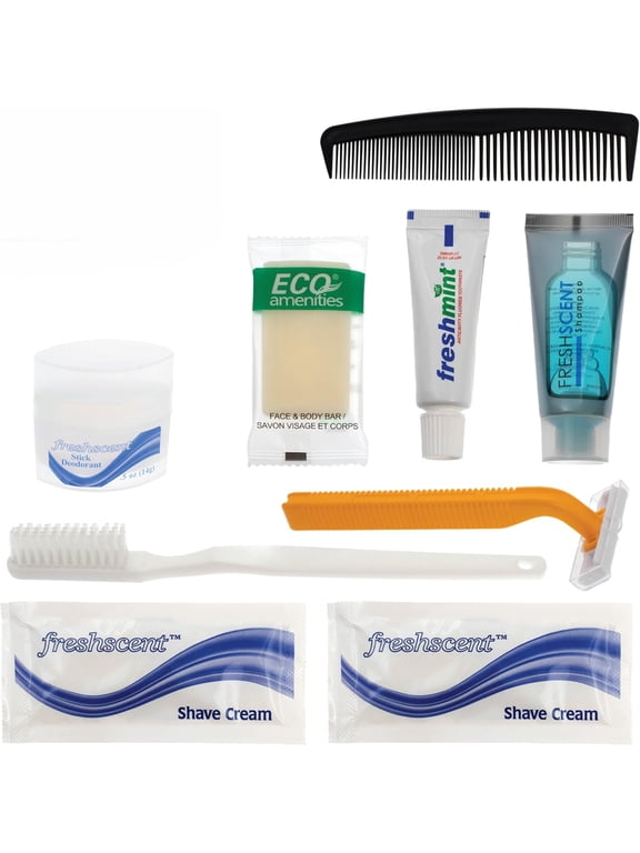 96 Kits - Bulk Case of Wholesale Teen Basic Hygiene & Toiletries for Men, Women, Travel, Charity