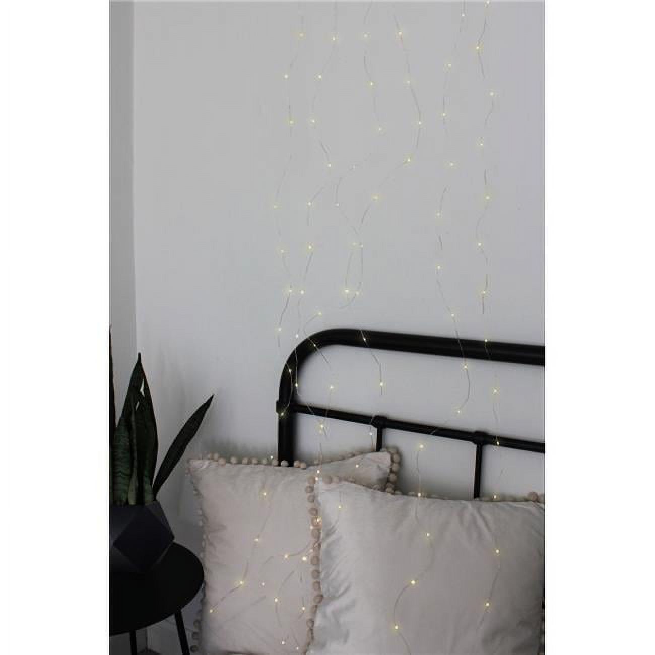 96 LED Fairy Curtain Lights Battery Operated