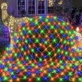 thumbnail image 1 of 96 LED Net Mesh Lights Outdoor, 5Ft x 5Ft Waterproof String Lights with 8 Modes Plug in Connectable Mesh Lights for Bushes Holiday Yard Garden Party Wedding Christmas Decorations, 1 of 3