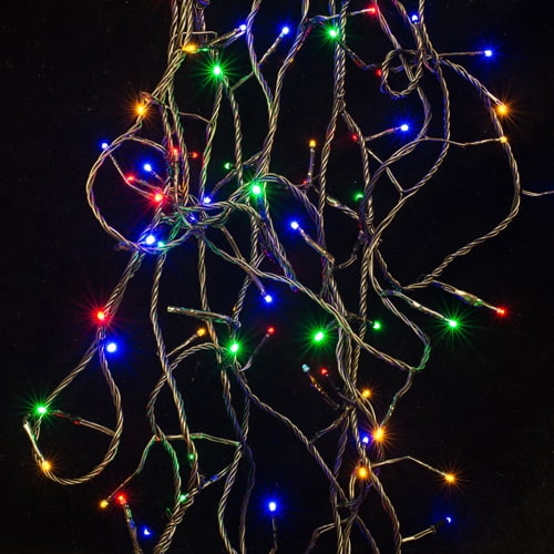 96 Multicolored Twinkle Light Set