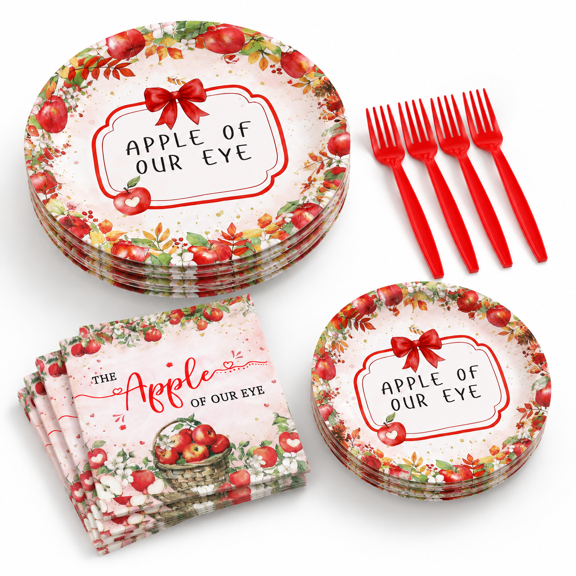 96 Of Our Eye Paper Plates And Napktableware Set