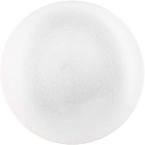 (96 PACK) EcoQuality 13" inch Round Charger Hammered Translucent White Plastic Plates - China Like Party Plates, Heavy Duty Large Disposable Dinner Plates, Reusable Salad Plate Weddings, Serveware
