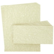 Best Paper Greetings Stationery Paper & Envelopes Set - 96-Pack, 8.5 x 11 Inch, Cream Textured - Letter Writing Paper for Love Letters & Invitations