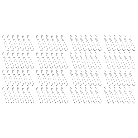 96 Pcs 7.3 Inch Metal Pattern Hooks Sewing Making Hanging Hanger