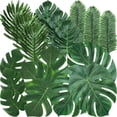 thumbnail image 1 of 96 Pcs Artificial Tropical Jungle Leaves Party Decor Palm Leaves Monstera Leaves Safari Leaves Luau Party Decorations, 1 of 5