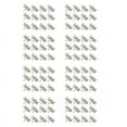 thumbnail image 1 of 96 Pcs Dragonfly Napkin Rings, Zinc Alloy Napkin Buckle Silver Napkin Ring for Hotel Wedding Holiday Table Dinner,96 x napkin rings,Silver, 1 of 8
