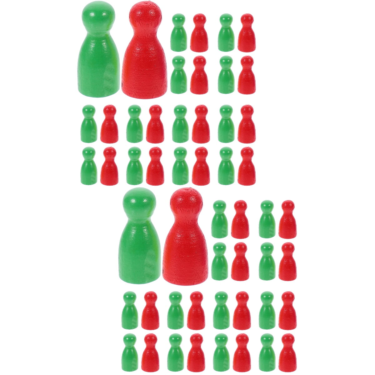 Eease 96 pcs Game Piece Human Shape Board Games Pawn Tabletop Marker