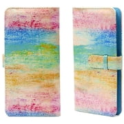 96 Pocket Epicgadget Mini Film PU Leather Photo Album for Fujifilm Instax Mini 11 9 8 90 8+ 26 7s Instant Camera Film Polaroid Snap Zip Z2300 PIC-300 Film Crayon Rainbow