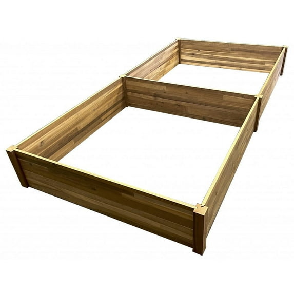 96" Premium High Hardwood Deep Vegetable Flower and Garden Bed