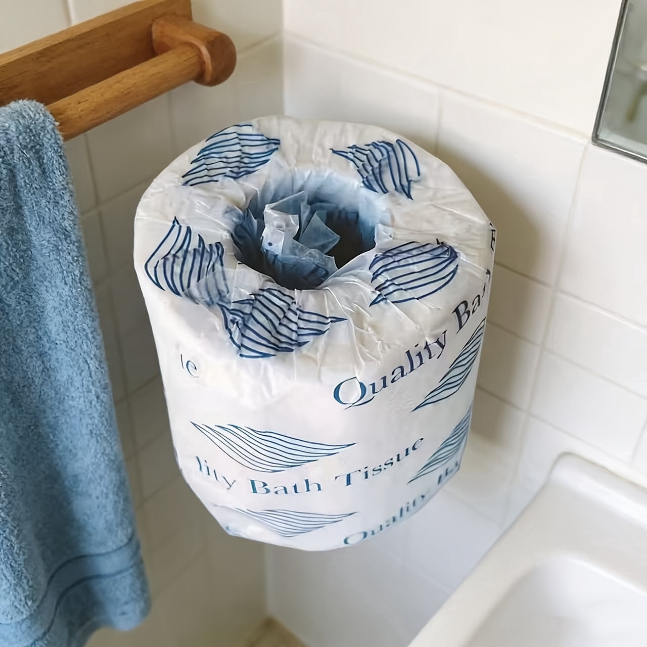 96 Roll Family Pack Toilet Paper, 2 Ply Soft Bath Tissue, 490 Sheets Per Roll, Septic Safe