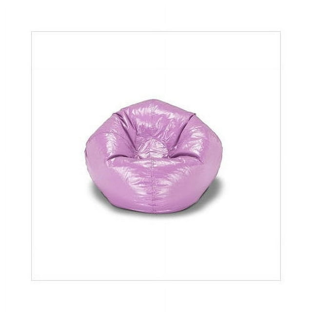 96" Round Vinyl Shiny Bean Bag, Available in Multiple Colors
