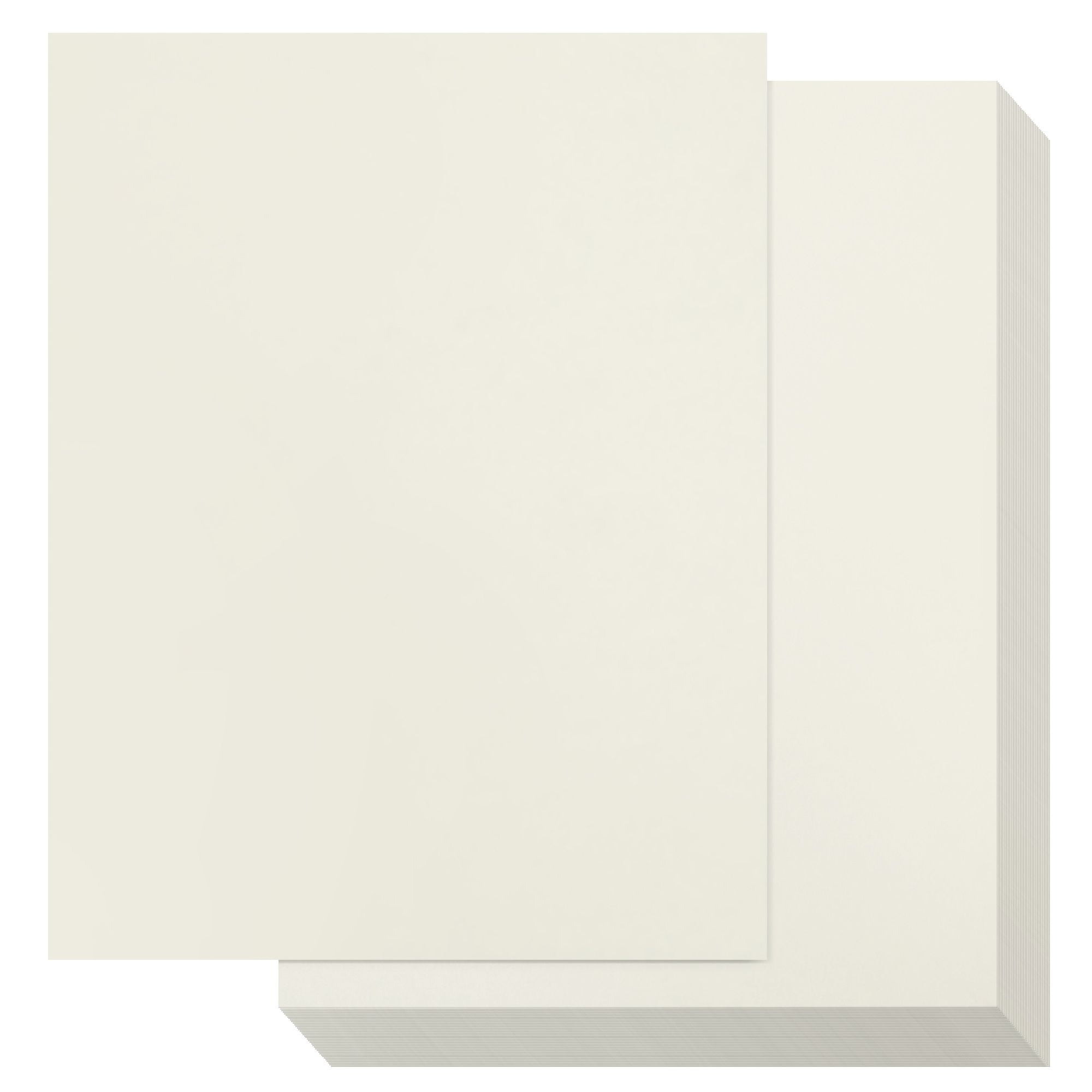 96 Sheets Parchment Paper for Certificates, Resumes, Diplomas, 90 GSM Textured Stationary, Printer-Friendly (Cream, 8.5x11 in)