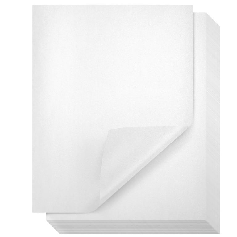 96 Sheets White Metallic Shimmer Paper for Printer, Letter Size Double  Sided for Invitations, Crafts (110gsm, 8.5 x 11 In)