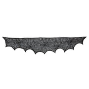 96" Spiderweb LED Lighted Mantel Scarf by Ashland