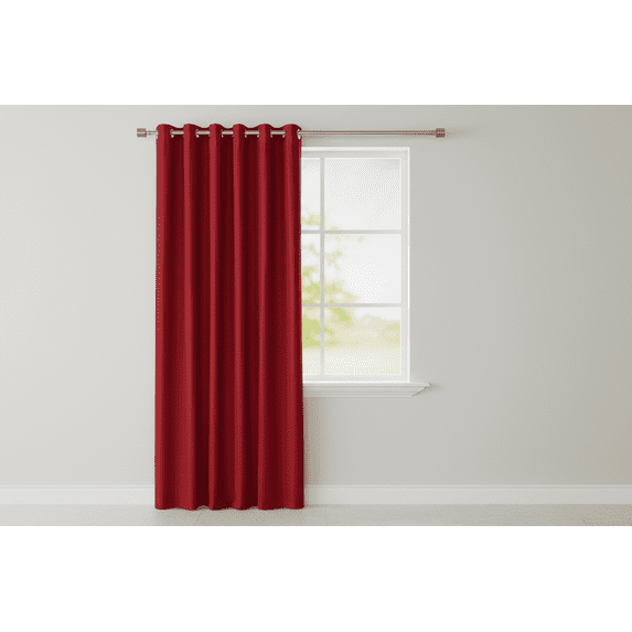 96" Tall Grommet Blackout Solid Poplin 56" Wide Curtain