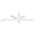 thumbnail image 1 of 96"W x 16"H x 2"D x 4"F, 4/12 Pitch, Kennewick Architectural Grade PVC Gable Bracket, 1 of 8