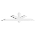 thumbnail image 1 of 96"W x 16"H x 4"D x 4"F, 4/12 Pitch, Kennewick Architectural Grade PVC Gable Bracket, 1 of 8