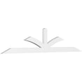 thumbnail image 1 of 96"W x 20"H x 2"D x 4"F, 5/12 Pitch, Richland Architectural Grade PVC Gable Bracket, 1 of 9